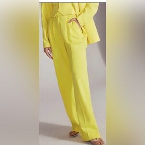 Favorite Daughter Sunny Yellow Wide Leg Trousers